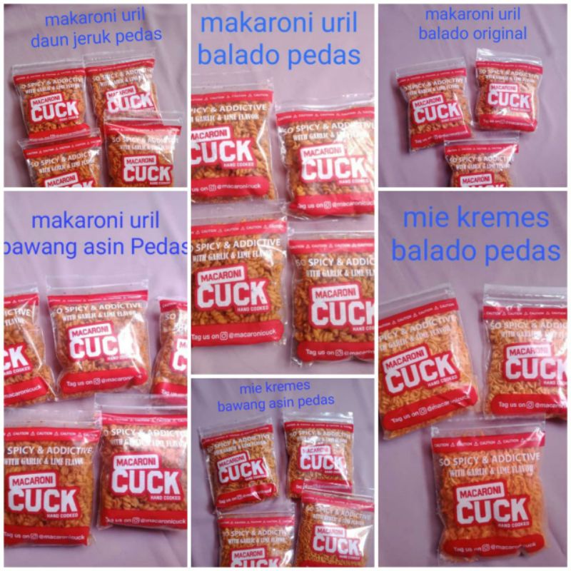 

Cemilan makroni gurih