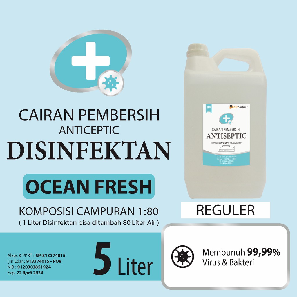 Disinfektan aneka aroma kemasan jirigen 5 liter