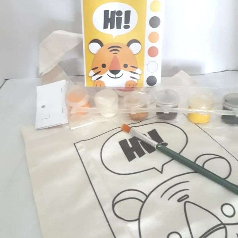 

Tote Bag Lion Painting Kit