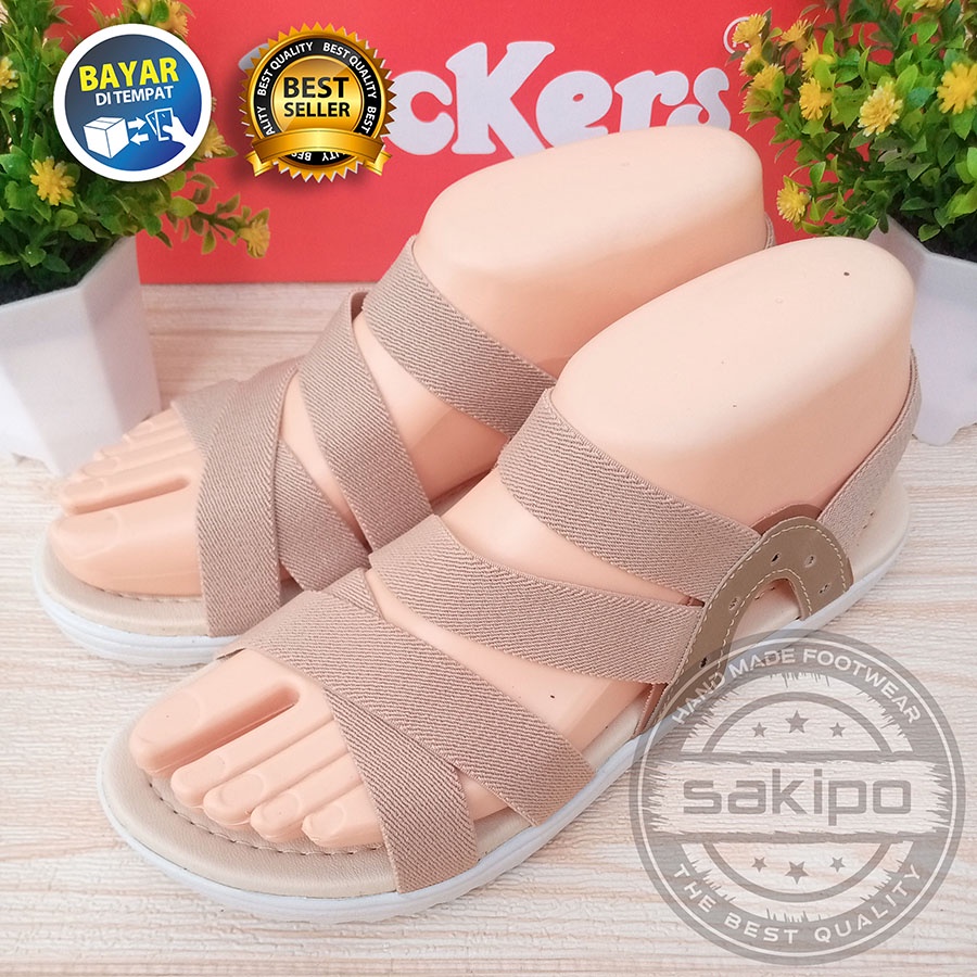 PROMO 9.9 SUPER SHOPPING DAY !! SANDAL GLADIATOR WANITA ELASTIS LED TERLARIS TERMURAH TERBARU TRENDI NYAMAN DIPAKAI / SAKIPO