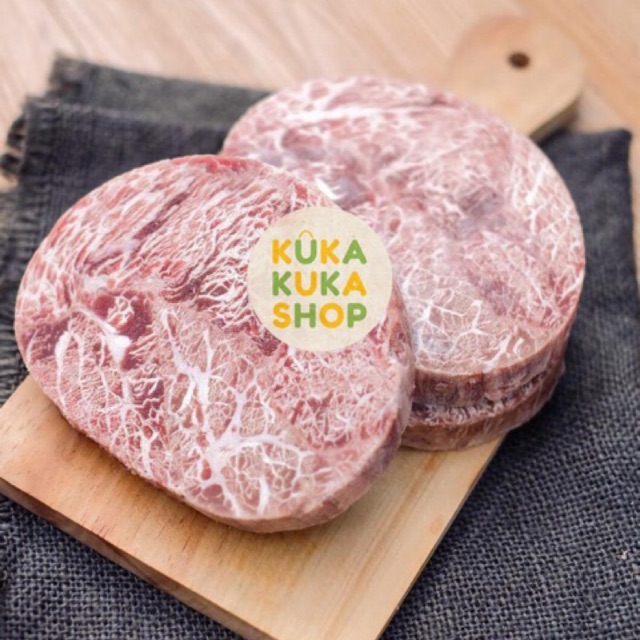 Daging Wagyu Beef Steak Striploin / Sirloin Meltique 1 Kg - 5 pcs