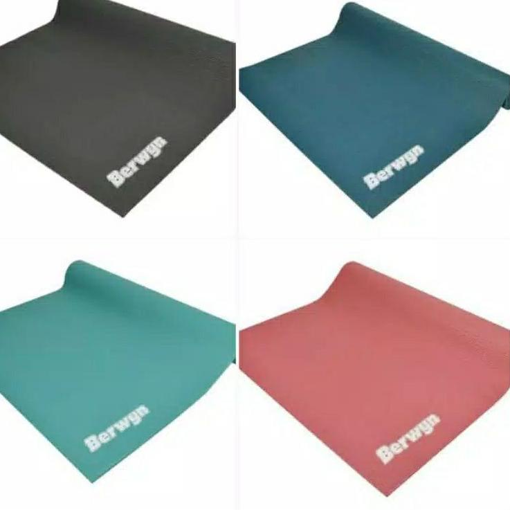 ☁ Ace Hardware Matras Yoga Berwyn. Grey, Pink, Blue & Tosca / Yoga Mat 𝕬