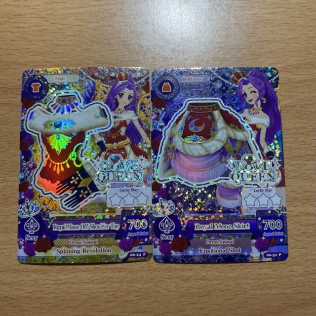 Aikatsu Premium Card Mizuki ori set