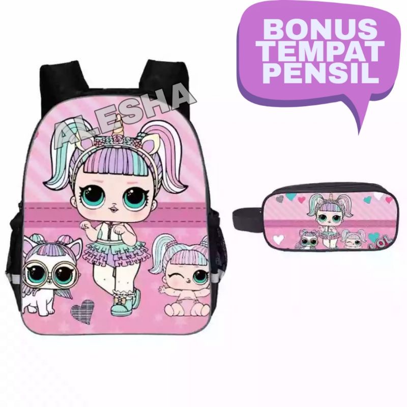 KUDAPONI Tas Anak Sekolah Perempuan SD/TK murah Tas Ransel Sekolah UNICORN Tas Anak Perempuan Tas anak cewek