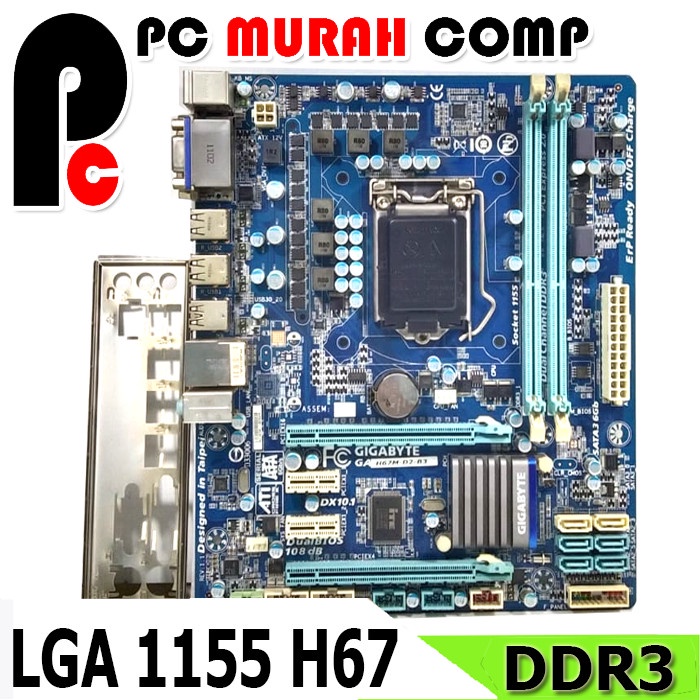 Mainboard Mobo Motherboard LGA 1155 H67 gigabyte