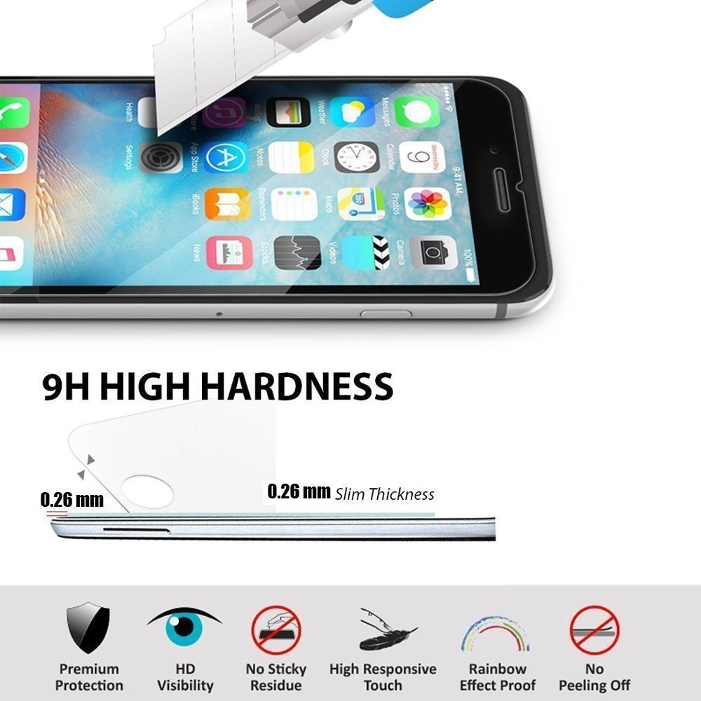 [HOT DEALS] 3Pcs Pelindung Layar Tempered Glass Premium untuk iPhone X XR XS 11 Pro MAX 6s 7 8 Plus