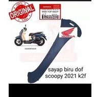 sayap depan scoopy k2f tahun 2021 new scoopy warna biru doff kodepart 64201 k2f N00ZP asli honda