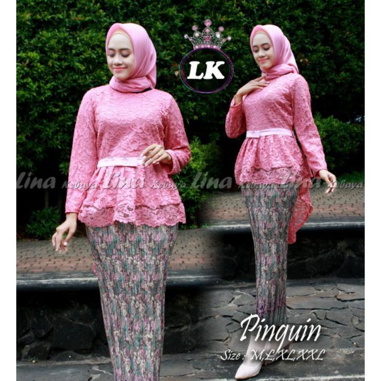 Kebaya Brokat Aurora / Kebaya Silver / Hitam / Putih / Kebaya Modern / Kebaya Wisuda / Baju Wanita