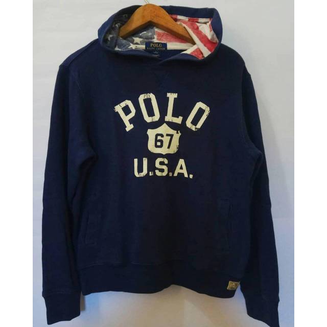 ralph lauren hoodie white