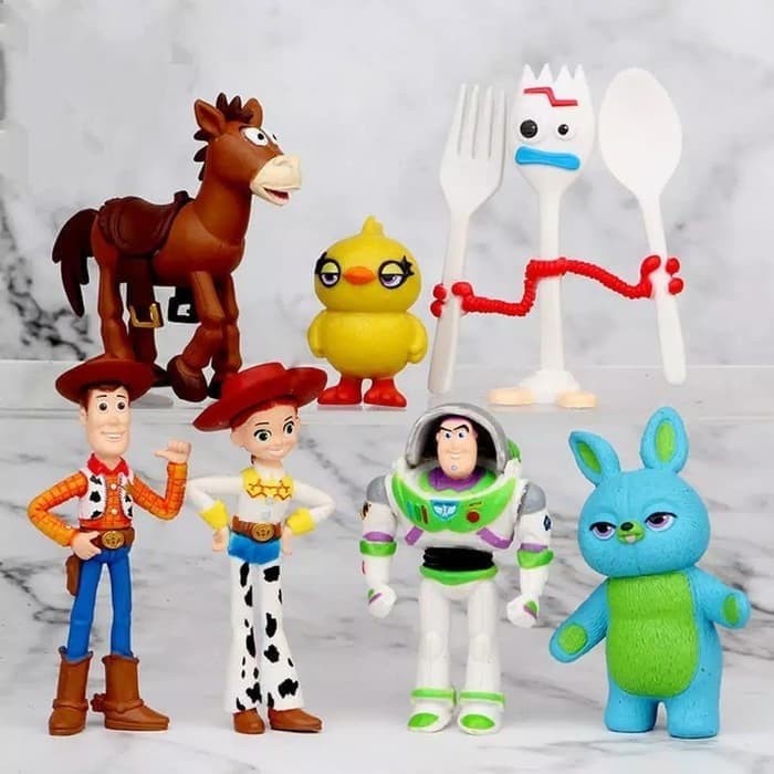 Figure Toy Story Set / Topper Cake Kue Toy Story