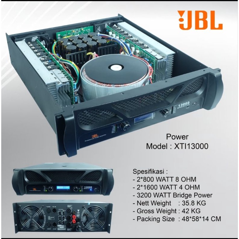 JBL POWER AMPLIFIER XTI-13000 ORIGINAL GOOD QUALITY