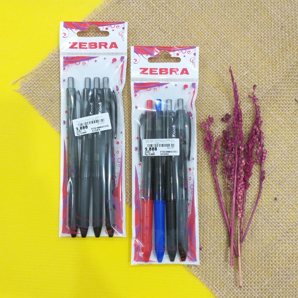 

BALLPEN/BOLPEN/PULPEN/BALLPOINT CETEKAN 0.7 ZEBRA PIC KNOCK