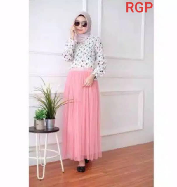 Rok Tutu Panjang Polos / Tutu Maxi Skirt