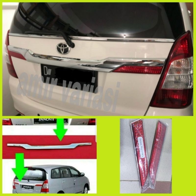 Trunklid List bagasi pintu belakang Grand Innova + Reflektor