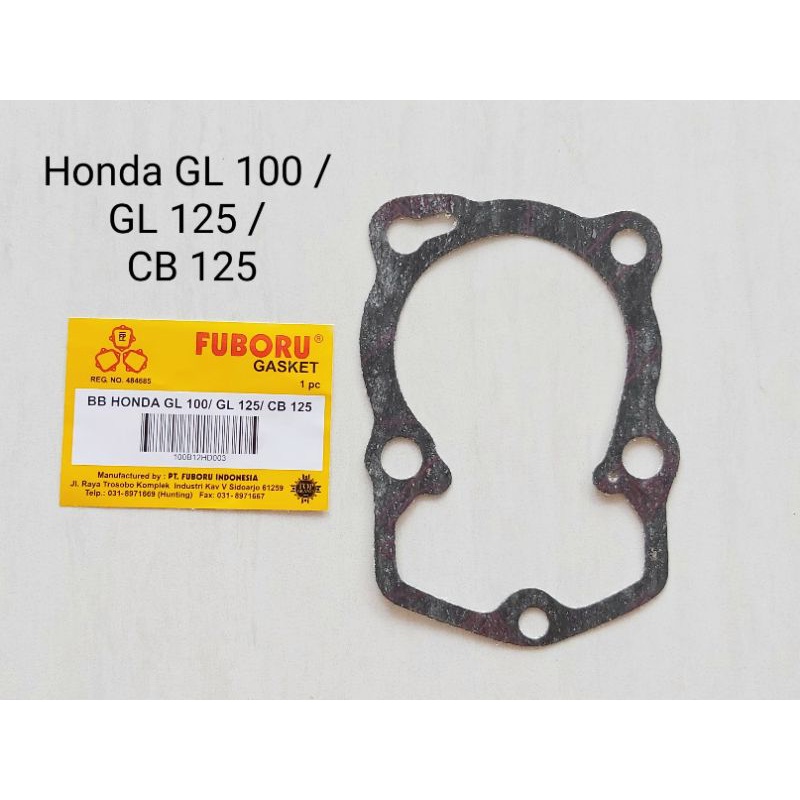 Paking Blok Boring / Gasket Cylinder Block Honda GL 100 / GL 125 / CB 125 Fuboru