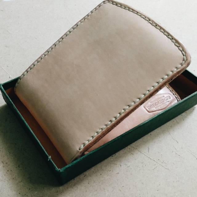 Dompet pria kulit asli kulit sapi nabati natural