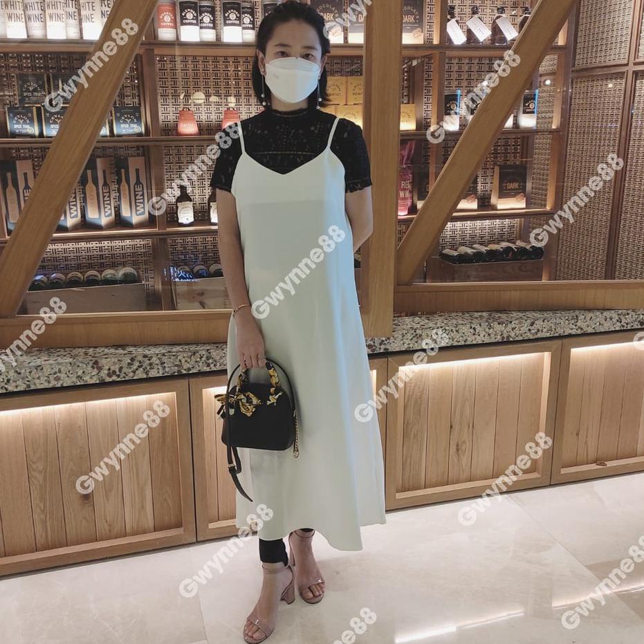✲ Dress Korean Style - Long Dress Wanita Bahan Satin Import / Ceira Dress Hijab ♬