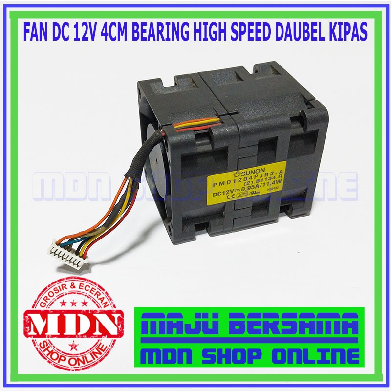 Fan Dc 12V 4cm bearing high speed