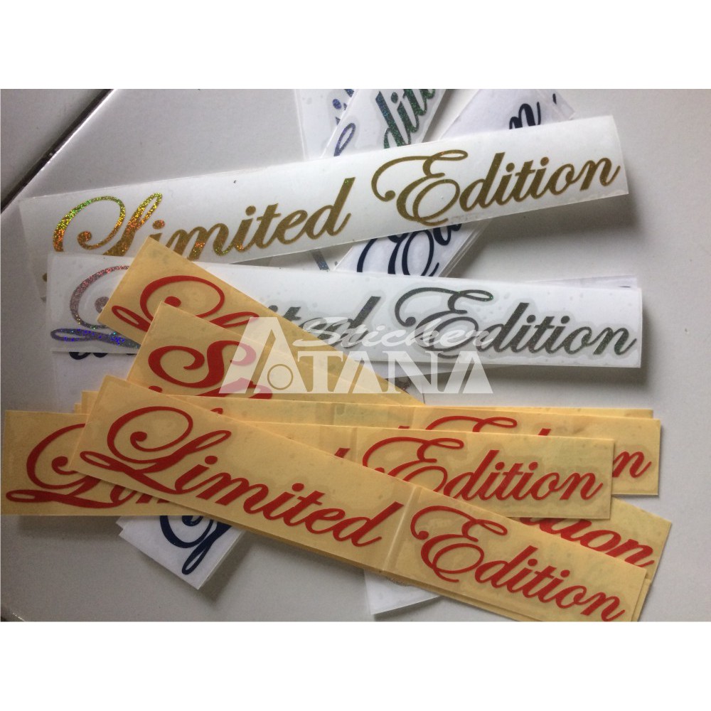 Sticker Cutting Scotlite Limited Edition