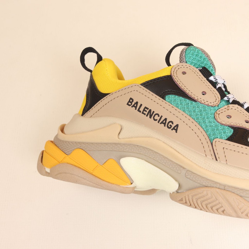 Balenciaga Triple S Green Yellow