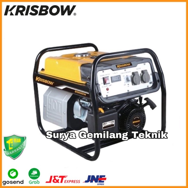 Genset Bensin 2800W KRISBOW 10088785 Generator Genset Listrik
