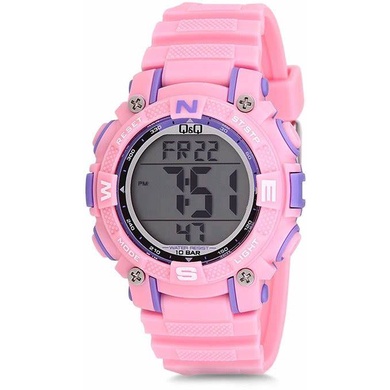 SALE Jam Tangan Remaja Anak Wanita Casual Sporty Rubber Digital Original Q&amp;Q QNQ QQ M186 M186J Series