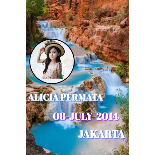 

Sticker photo sekalian nama,photo, dan tanggal lahir anda 0002