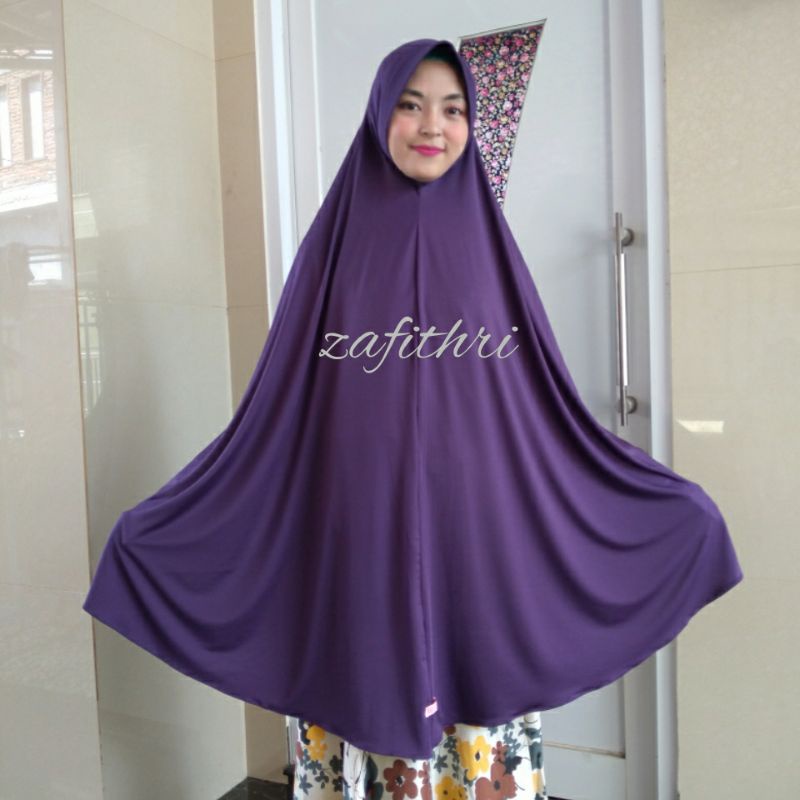 Jilbab Bergo Super Jumbo Jersey Ori Zafithri-1