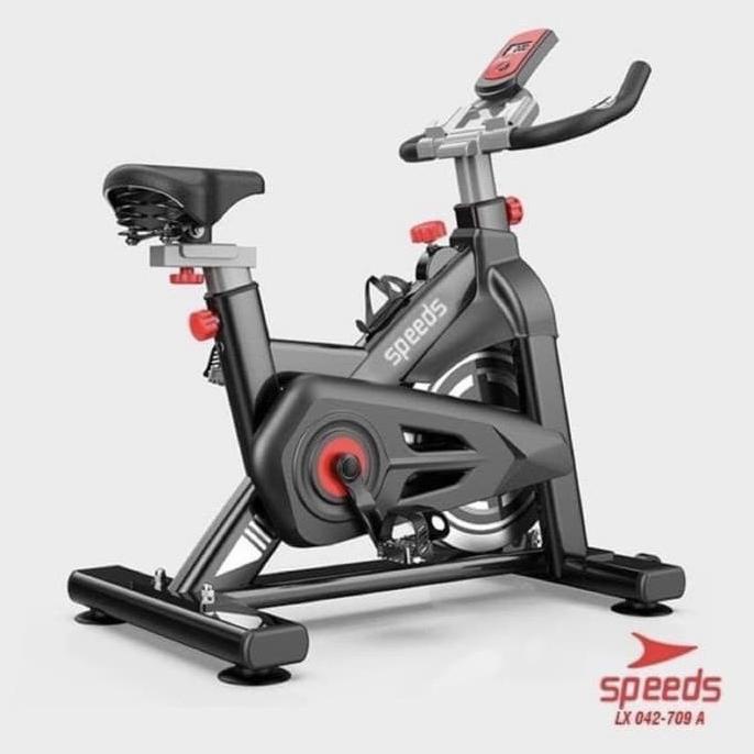 Murah Sepeda Statis Spinning Bike Elektrik Indoor Fitness Gym Speeds 709A