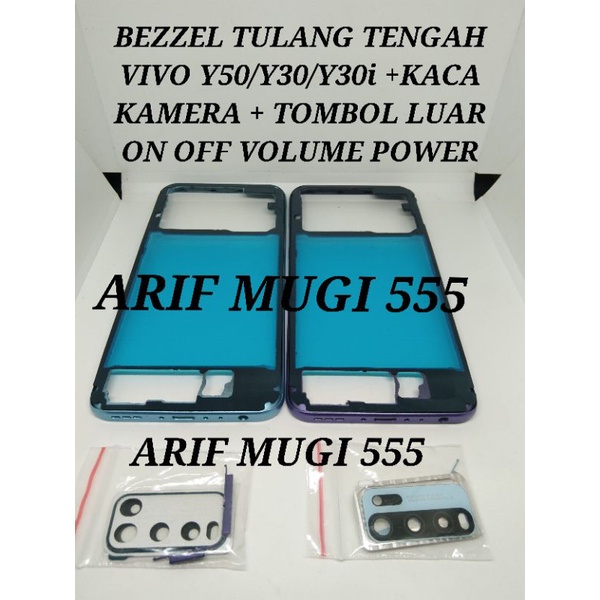 TUTUP MESIN TULANG TENGAH BEZZEL BAZEL VIVO Y50/Y30/Y30i ORIGINAL