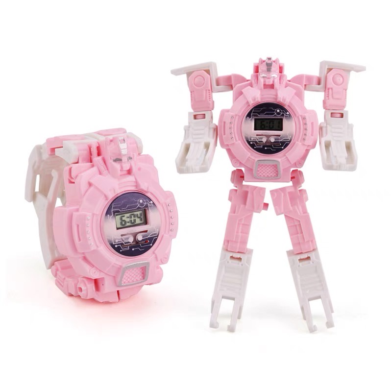 Jam Tangan Anak Robot ELECTRONIC WATCH Bentuk Robot Mode Super-Hero Karakter Digital Grosir murah