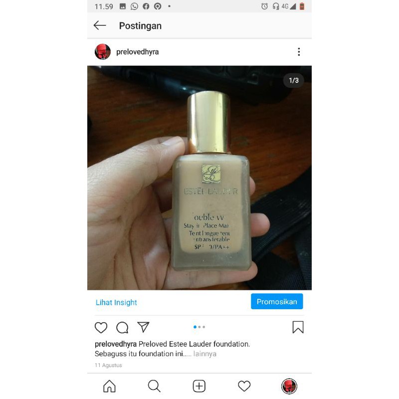 preloved Estee Lauder Foundation