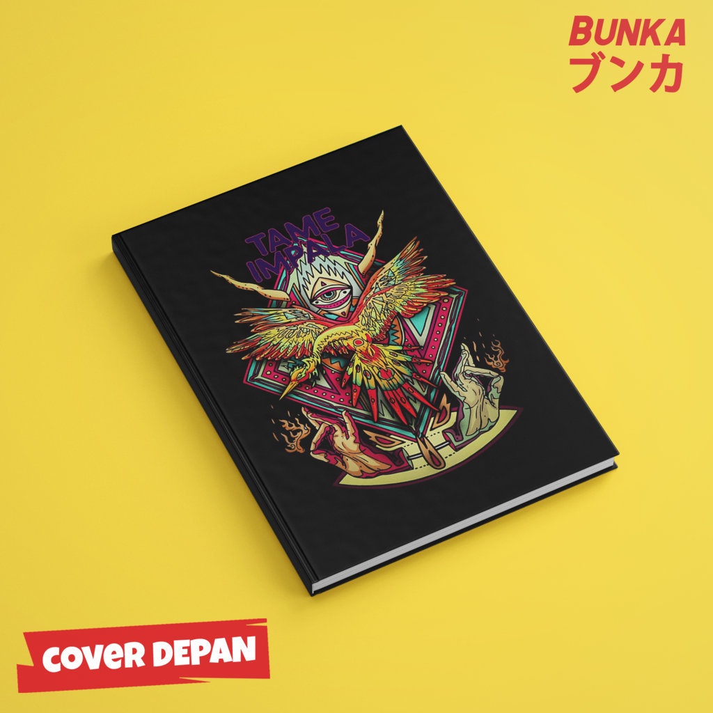 

Notebook Tame Impala 7 Hardcover A5 Buku Tulis Catatan Notes Agenda Planner Jurnal
