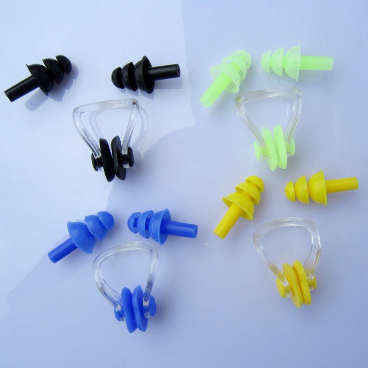 TaffSPORT Penutup Hidung dan Penyumbat Telinga untuk Renang Ear Plug Swimming - WFW051