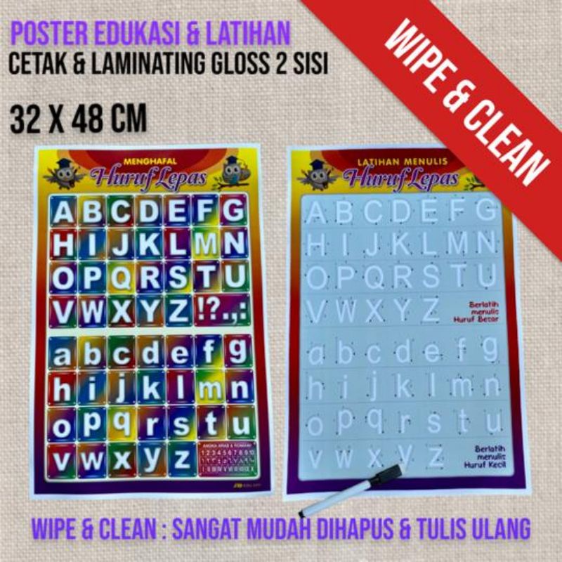 

Poster Edukasi Anak & Tracing Latihan