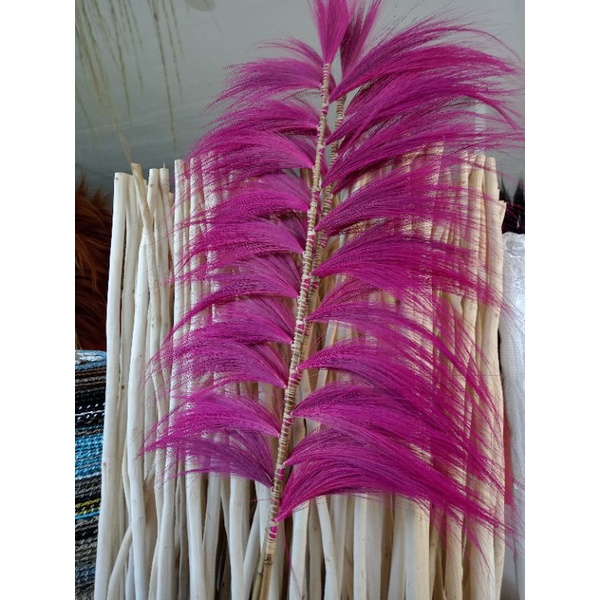 Homedekor Stik Rayung Kering Murah Warna Ping | Homedecor Bunga Rayung Tangkai Stik Bukan Pampas | s
