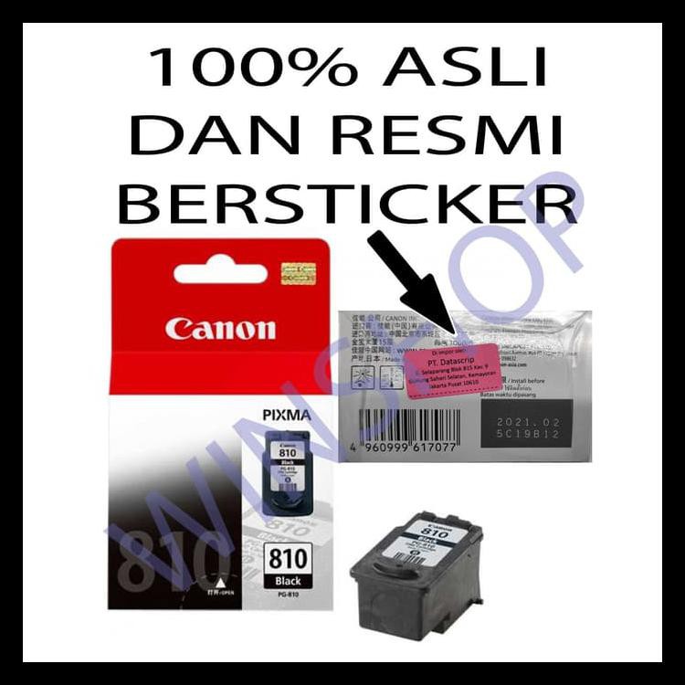 

COD CARTRIDGE CANON PG-810 BLACK INK - 100% ORIGINAL KODE 1017