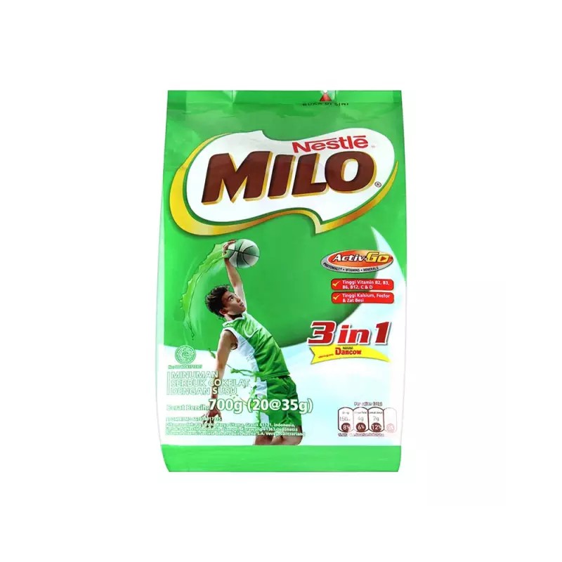 

MILO SUSU 3 IN 1 POLYBAG 20X35GR PAK