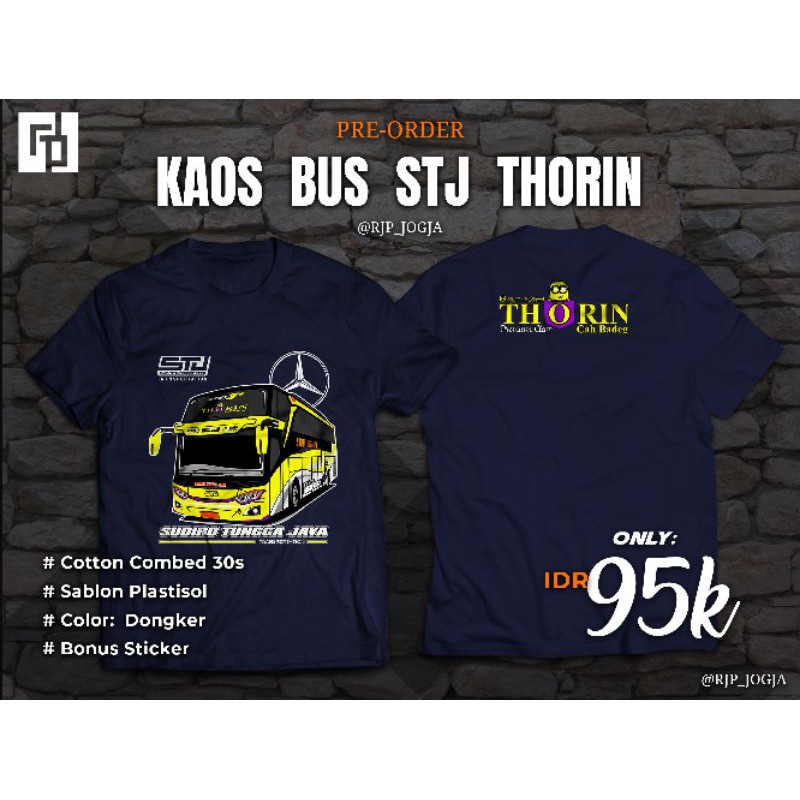 KAOS BUSMANIA / KAOSBMC / KAOS SUDIRO TUNGGA JAYA / ELKUSLA / KAOS STJ / STJ THORIN / RJP