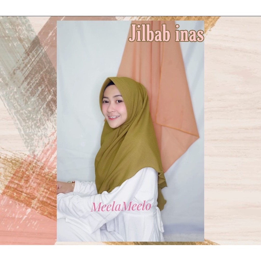 hijab pet instan jilbab instan hijab isna kerudung instan hijau