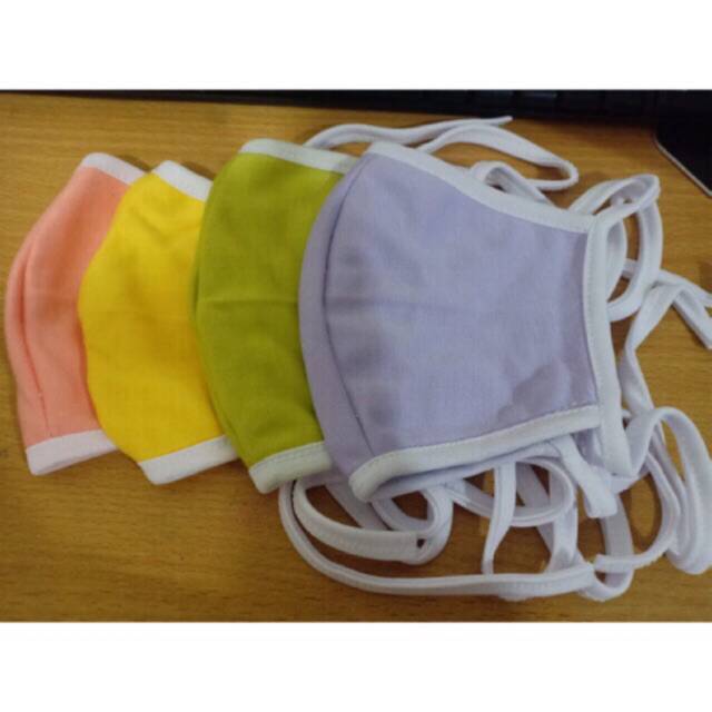 Masker kain 2 lapis