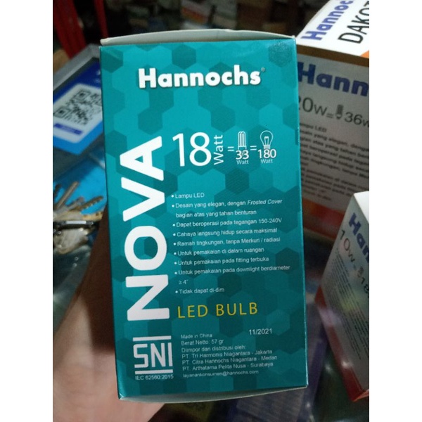lampu hannochs LED 18 watt