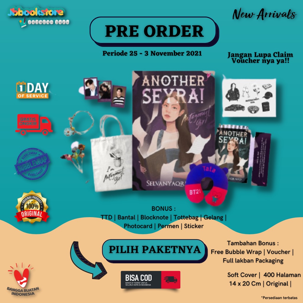 [ READY STOK ] Novel Another Seyra + TTD - Daisyfwr