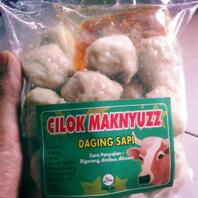 

Cilok maknyuzz/cilokbumbuseblak/hargagrosir/cilokaslidagingsapi/homemade/tanpapengawet