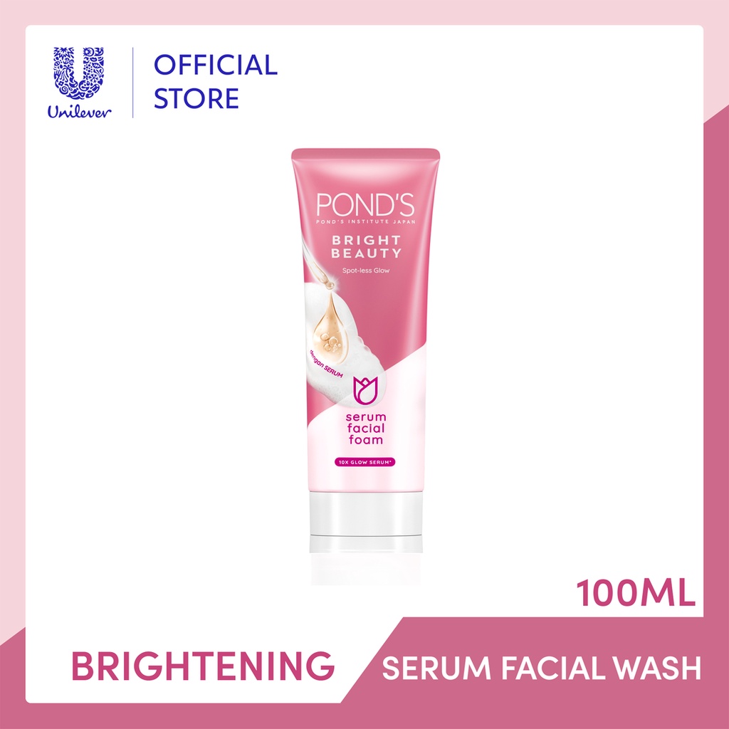 Jual Ponds Bright Beauty Serum Facial Foam Sabun Muka 100 G with