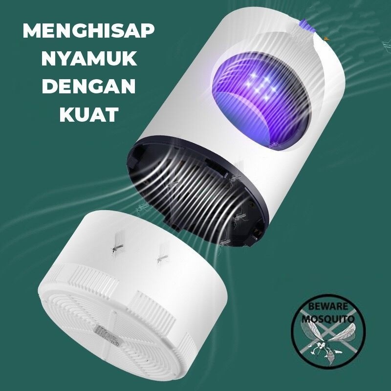 Jebakan perangkap pembasmi nyamuk elektrik serangga charger kawat raket obat pembunuh penyedot mosquito killer lamp