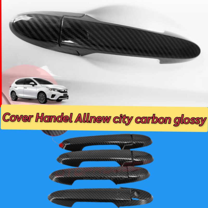 cover handel allnew city 2021 carbon glossy