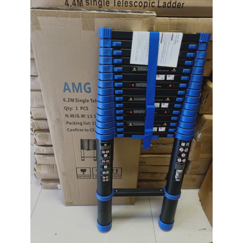 Tangga Telescopic 6.2 Meter Singel- Biru