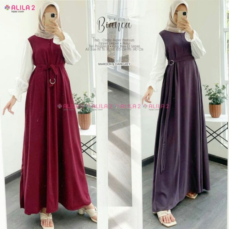 Bianca Dress By Alila Hijab || Dress Syari