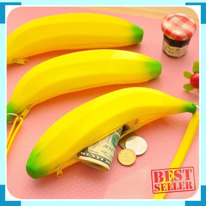 

Tempat Pensil - Tas Dompet Pisang Kotak Pensil Pisang Koin Lucu Cute